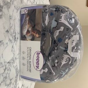 Boppy Gray Dinosaur Support Pillow